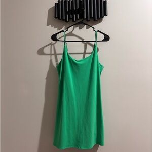 90 Degree By Reflex Green Spaghetti Strap Slip Dress